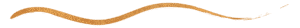 Decorative curvy gold paint stroke separator.